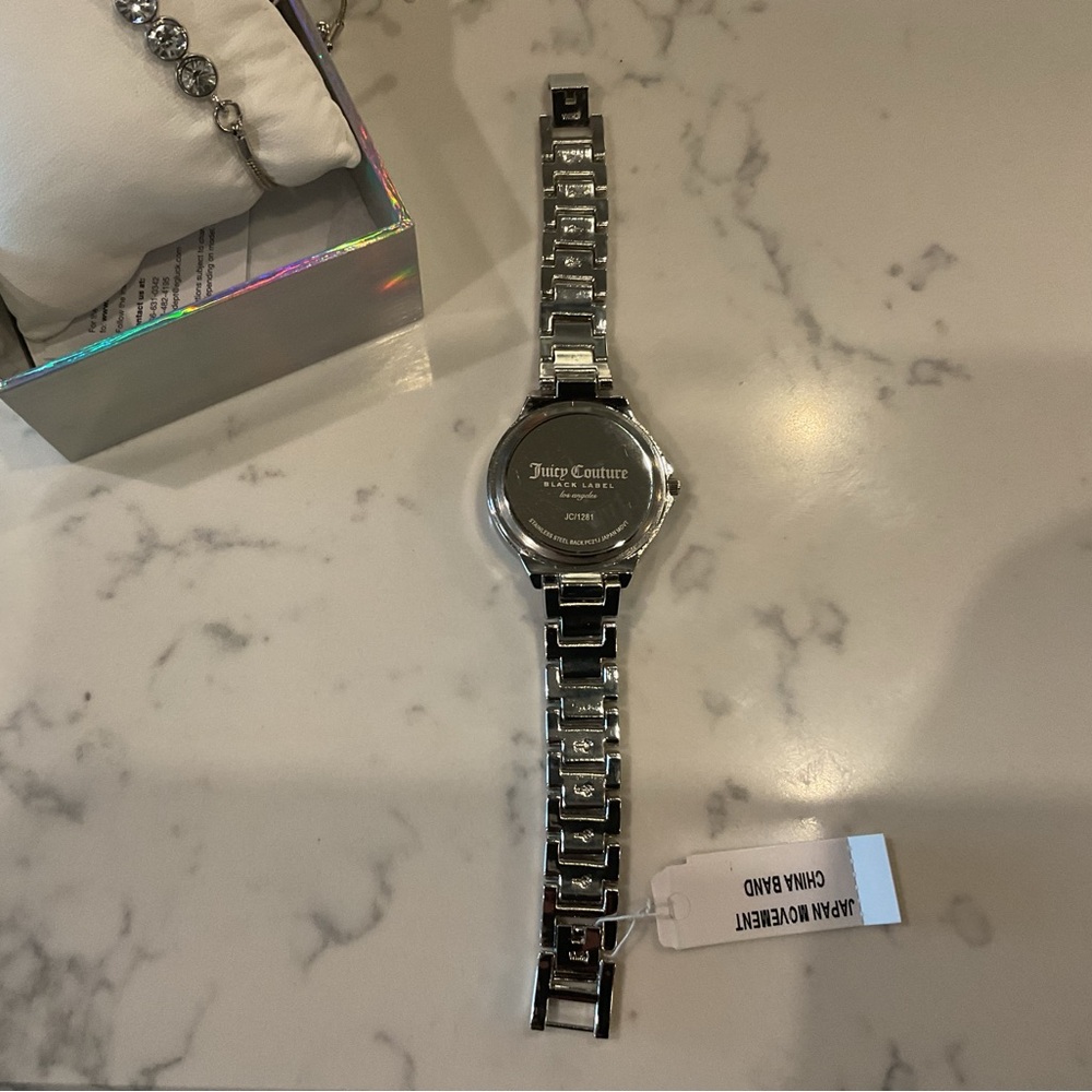 Juicy Couture Glitter Dial Watch and Bracelet Set - Picture 7 of 11